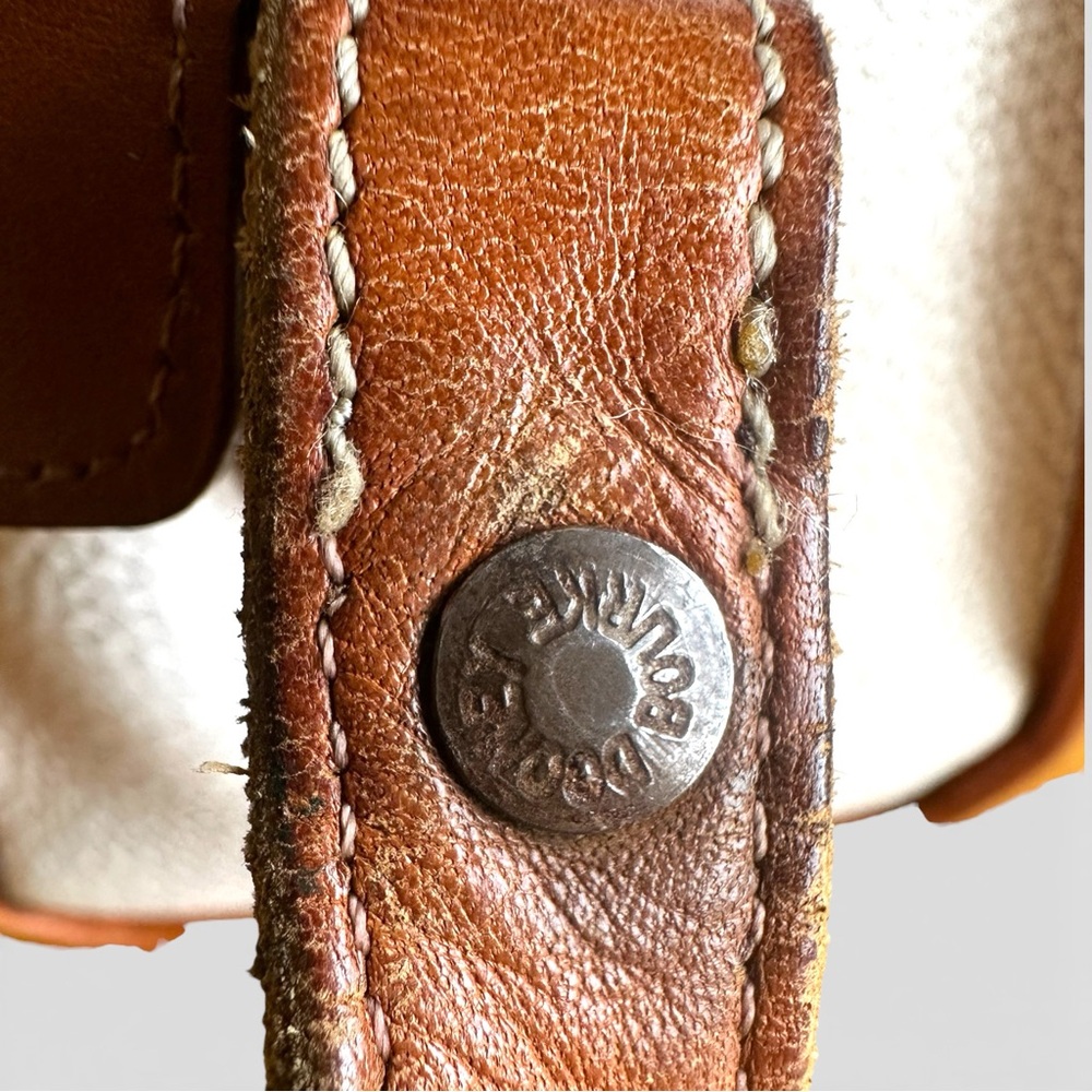 Vtg Dooney & Bourke All Weather Leather Top Handle Crossbody Convertible Bag - Picture 12 of 15